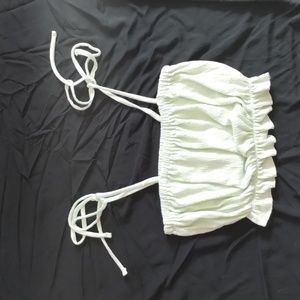 Wild Fable tube top type top with ties.